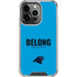 NFL Carolina Panthers Team Motto iPhone 16 Pro Clear Case